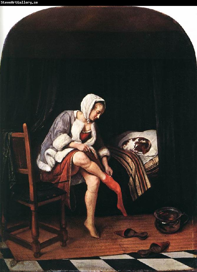 Jan Steen The Morning Toilet